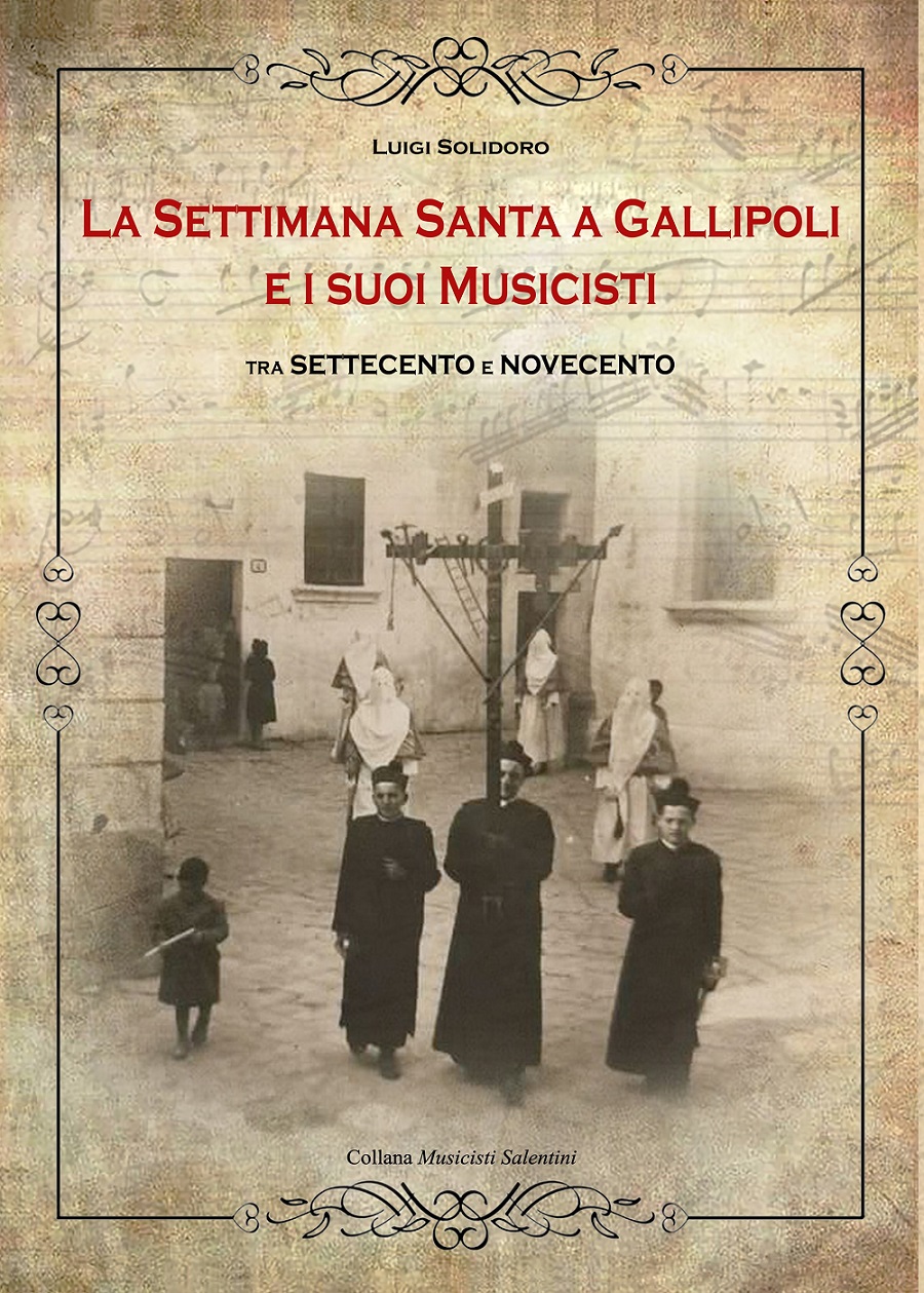 copertina libro di Luigi Solidoro -  Settimana Santa Gallipoli