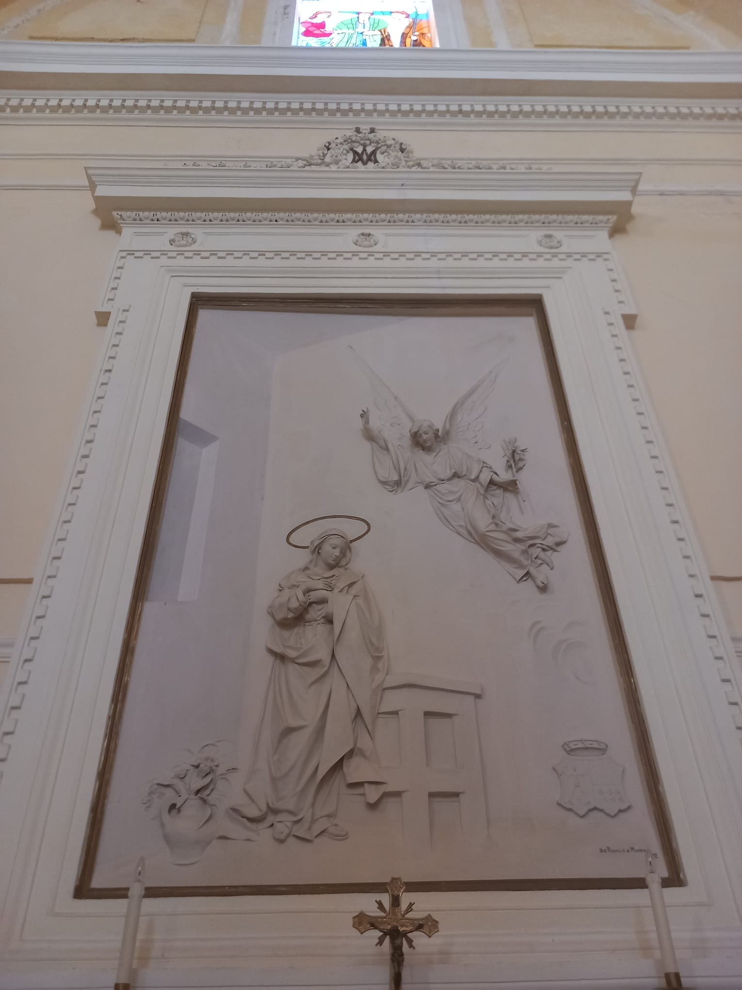 Annunciazione di Giuseppe Manzo basilica di Santa Maria de finibus terrae