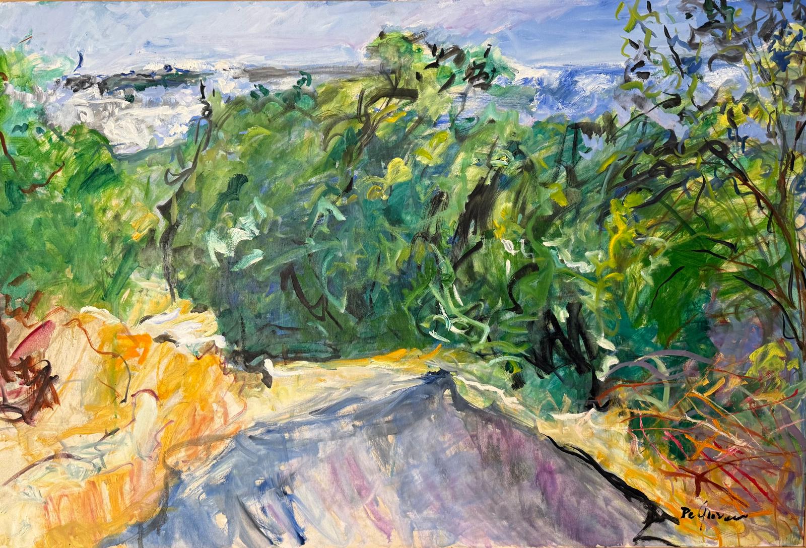 De Giovanni Tratturo strada vecchia mare Andrano cm 80x 120 olio su tela